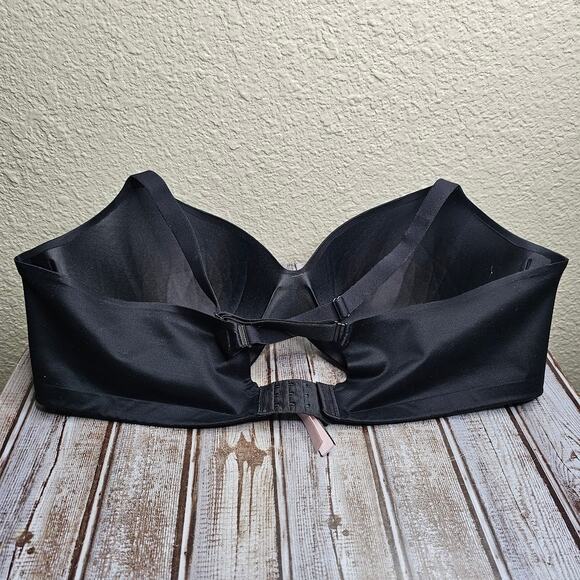 Victoria's secret black perfect shape bra convertible straps Women's size 44C - Picture 3 of 6